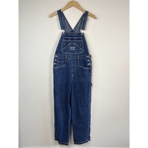 RVT bib overalls womens M Blue denim carpenter boho Granola Girl 90s Y2k VINTAGE